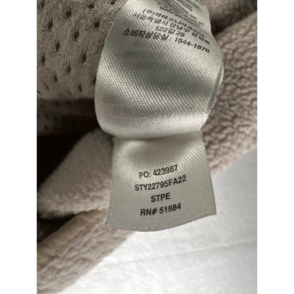 Patagonia Sherpa Jacket Womens Large Beige Fleece Long Sleeve Fleece Coat F2022 - Picture 14 of 15